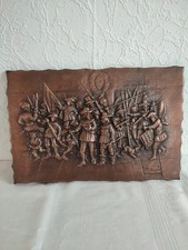Vintage Bronze Relief- Bild Wandbild 3d Metall