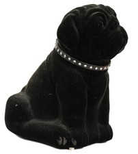 Bulldogge Spardose - Schwarz