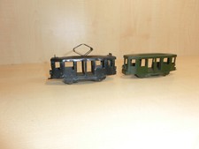 15009) Selten - Penny Toy - Straßenbahn 2-teilig - Blech - L. 23 cm - ansehen