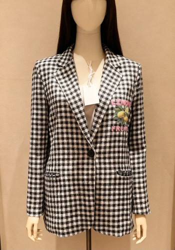 Blazer über kariert oversize - über,