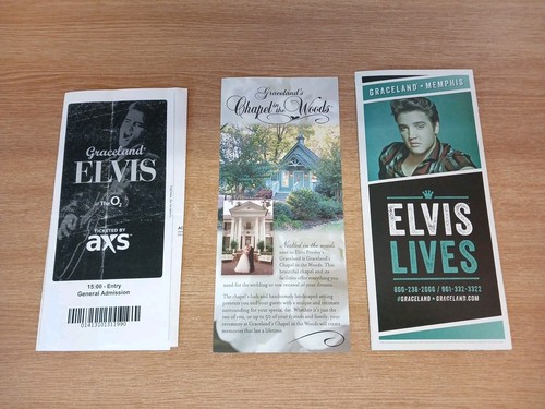 Elvis graceland brochures - elvis,