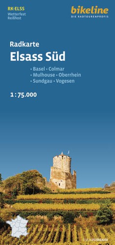Radkarte elsass süd - süd, deutsch