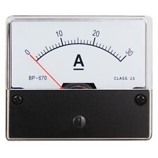 Messinstrument 0 - 30 A DC zum Einbau, Analog Amperemeter mit Shunt