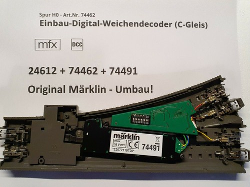 Märklin 24612 weiche - mÄrklin, rechts