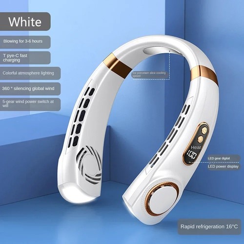 Portable neck fan - neck,