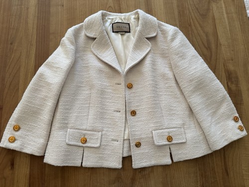Gucci blazer jacke cremefarben - blazer,