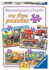 Ravensburger Kinderpuzzle Bei der Arbeit my first puzzle mit 2,4,6,8 Teilen NEU