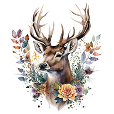 Autoaufkleber Sticker Hirsch