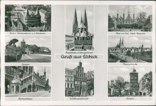 Ansichtskarte lübeck - ansichtskarte,