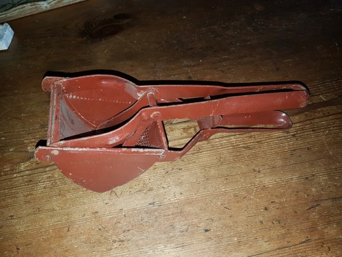 Antike kartoffelpresse emaille - antike,