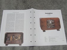 Schaltplan für Röhrenradio Radio Lumophon W300 von 1931 Rundfunkmuseum