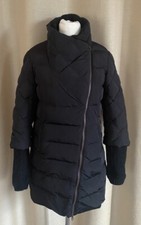 MILESTONE Zelda Winter Daunen Jacke Mantel schwarz Größe 38