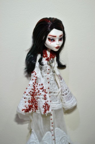 Monster high ooak skelita - ooak,