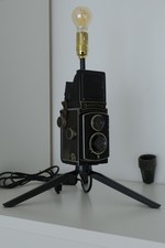Vintage Kamera als Leuchte