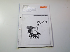 Ersatzteilliste Hako Combinette (3608 3609) B&S + Sachs Stamo 96 Hako Original