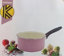 Krüger emaille Stieltopf