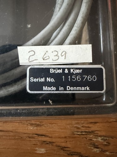 Bruel kjaer k 2639 - &,