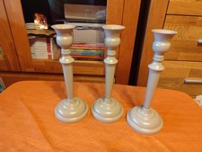 Kerzenständer, Kerzenleuchter, Metall Beige Shabby Chic 