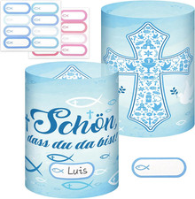 Windlicht Tischdeko Geburtstag Kommunion Konfirmation Taufe Teelichter