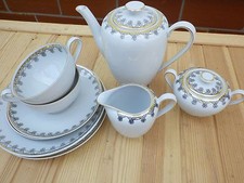Kaffeekanne + Zuckerdose + Sahnekännchen + 2 Gedecke PM Kalk Eisenberg W647