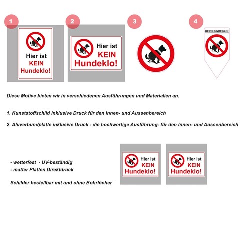 Kein hundeklo schild - hundeklo,
