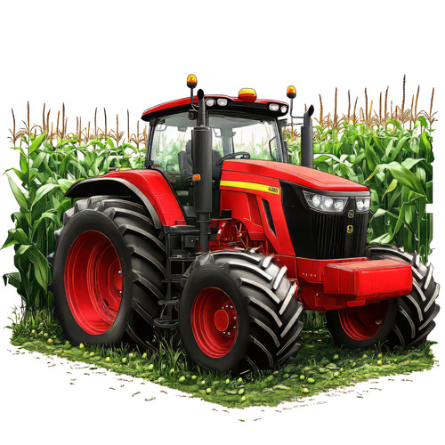 Wandtattoo aufkleber traktor - wandtattoo,