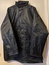 Sitesafe wasserdichte Arbeitsjacke OJB gesteppt Kapuze Taschen neu mit Etikett UVP 41,77 £ schwarz