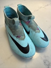 Nike Air Zoom - Kinder Fußballschuhe - Jadegrün & Lila - Größe 13,5 UK