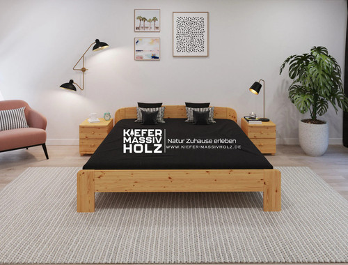 Anika kieferbett massivholz - anika, |