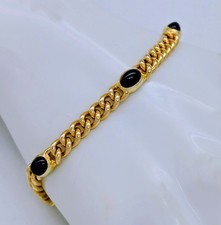 Panzerarmband 585/14K Gelbgold