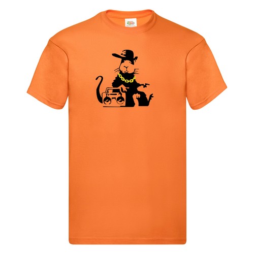 Shirt banksy ghettoboy - t-shirt, rat
