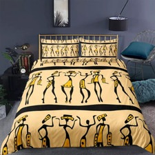 Afrikanische Frauen Bettwäsche Set Benutzerdefinierter Namen Kissenbezüge80x80