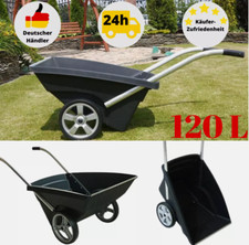 B-WARE Schubkarre 2 Rad Zweirad Hofkarre 120L Gartenschubkarre Profi Räder