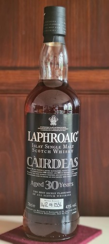 Laphroaig year old - 30-year-old, cairdeas