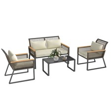 Polyrattan Gartenmöbel Set 4