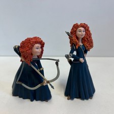 2 x Bullyland Figur - Merida - 8,5/10 cm groß - GUT  #1651