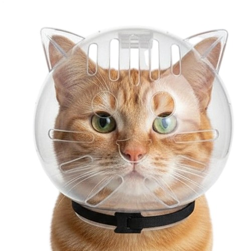 Katzen-Bubble-Maulkorb