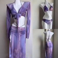 Women Four Pieces Bikini Set