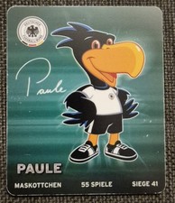 DFB Rewe Sammelkarte Nr. 25 Maskottchen Paule Deutschland WM 2010 Südafrika