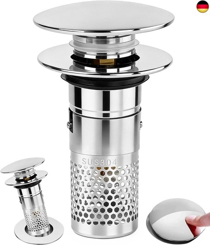 Pop abflusssieb 304 - up,