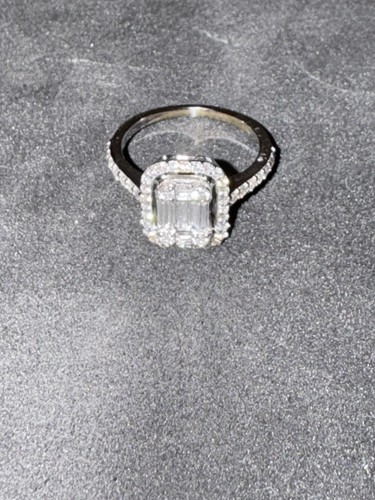 Zen baguette diamantring - zen, 0,70