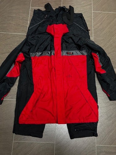 Skianzug herren rot - skianzug, rot/schwarz