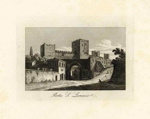 Italien rom porta san - italien, lorenzo