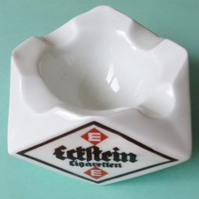 ECKSTEIN Cigaretten = Antiker Reklame Ascher Dresden um 1920 TOP Tabak ART DECO