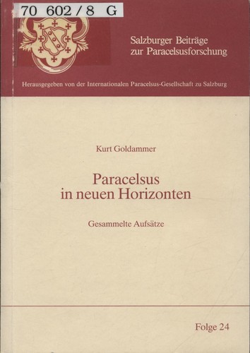 Paracelsus neuen horizonten - in,