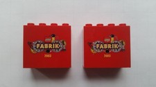 Lego Legostein Sammelstein Lego Fabrik 2003 (2x)