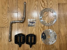 NOS Sugino BMX Cro-Mo Kurbel Old School Power Disc OPC Show HOLY GRAIL Suntour SR