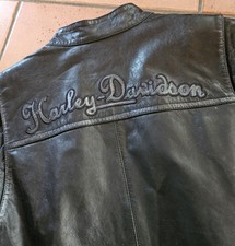 *HARLEY DAVIDSON* tolle MOTORRAD-LEDERJACKE L Women Top Zustand