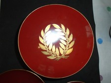 3 antike WW2 Armee Saki Tassen