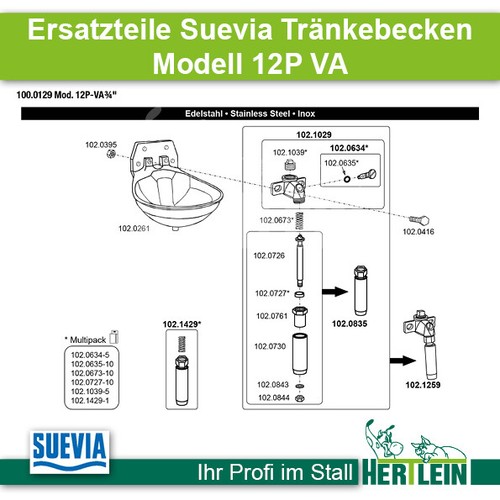 Ersatzteile für suevia - ersatzteile,